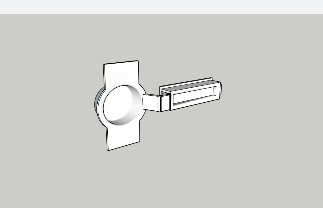 3D модель Мебельная петля