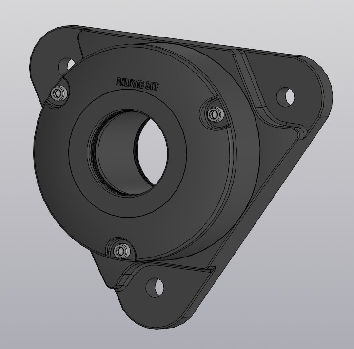 3D модель Модель подшипника фланцевого FNL515B SKF