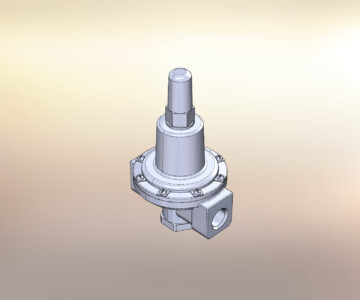 3D модель Регулятор давления газа Novacomet APS2000 (подобие HYRM-60A)