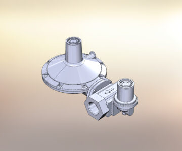 3D модель Регулятор давления газа NOVACOMET BP24FC