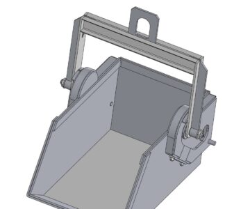 3D модель Саморазгружающейся бадья на 2,5т