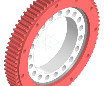 3D модель Опорно-поворотное устройство ОП-456.000.02