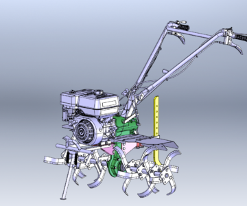 3D модель Мини-культиватор 171F