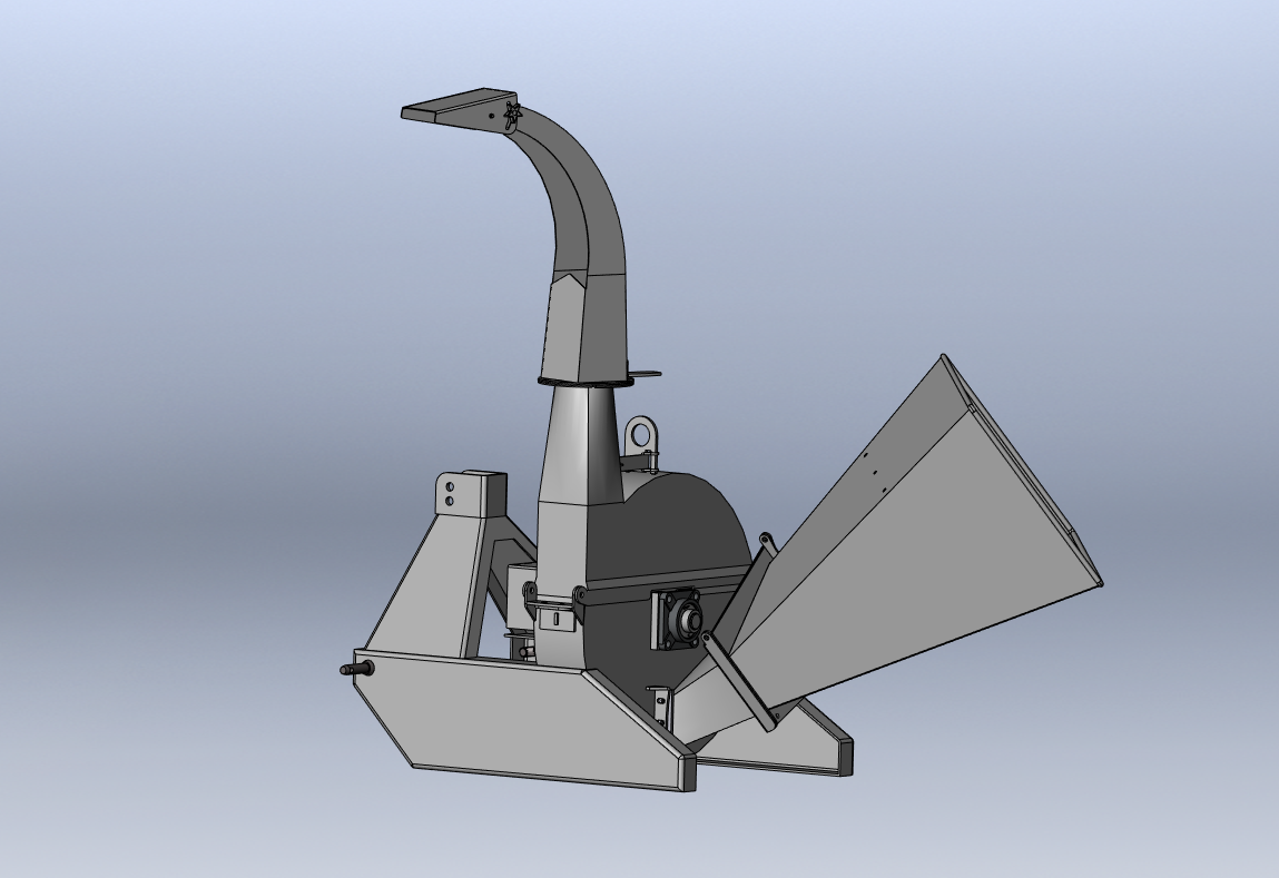 3D модель Измельчитель древесины BX42