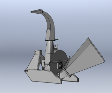3D модель Измельчитель древесины BX42
