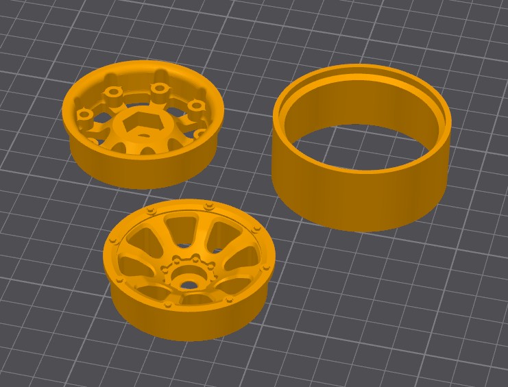 3D модель Диск с бедлоком для Р\У машин в масштабе 1:10