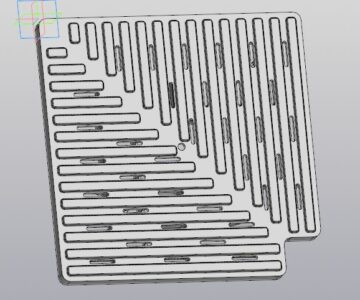 3D модель Решетка слива для бассейна.