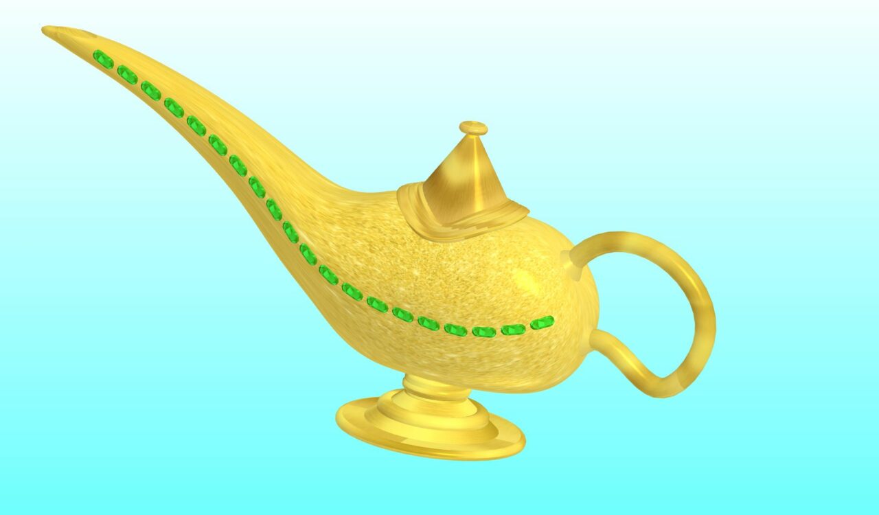 3D модель Лампа Алладина