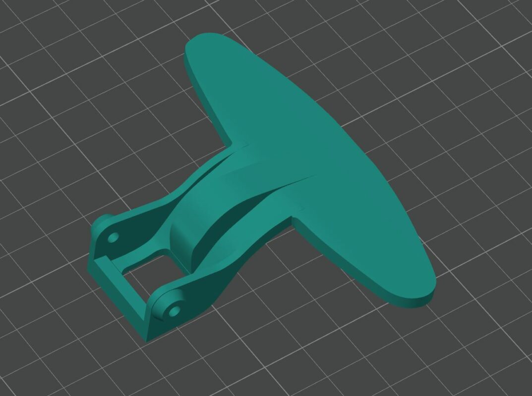 3D модель Ручка лючка стиральной машинки LG Part № 3650ER3002