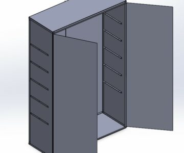 3D модель Инструментальный шкаф 2205х1411х575 мм