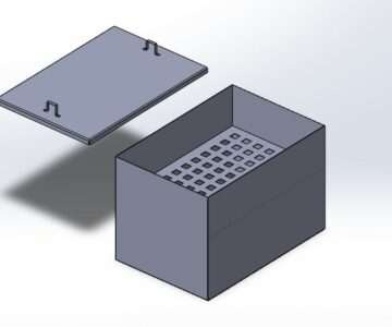 3D модель Коптильня 600х400х400