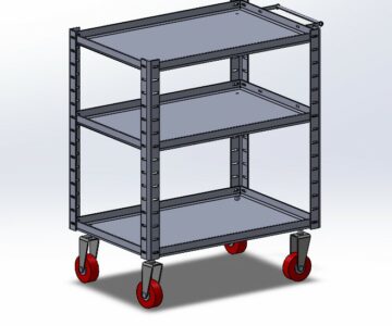 3D модель Тележка для инструментов
