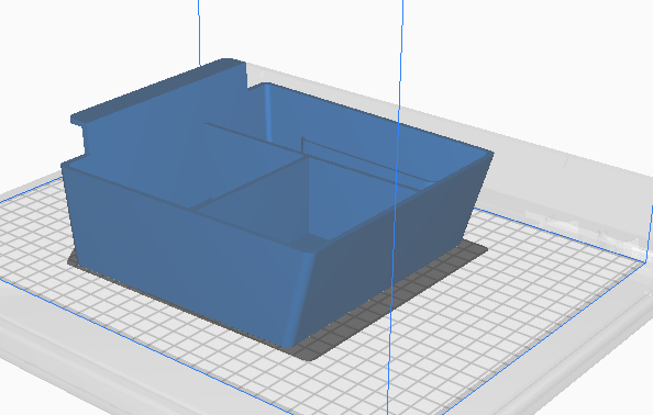 3D модель Ящик с отсеками