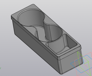 3D модель 3D модель подстаканника в BMW E34.