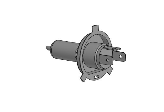 3D модель Лампа Н4 55 Вт 12V