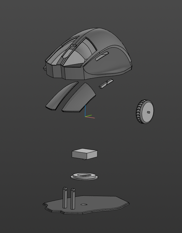 3D модель Компьютерная мышь в КОМПАС-3D 23