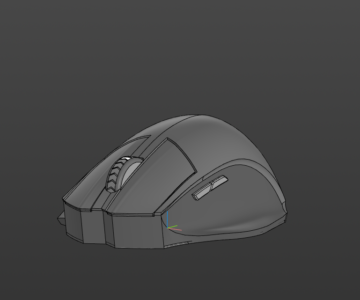 3D модель Компьютерная мышь в КОМПАС-3D 23