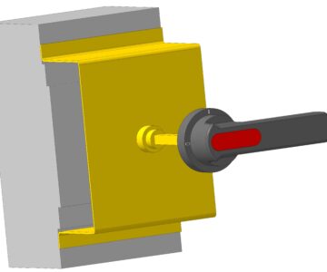 3D модель Выключатель SHM1-400L 3300