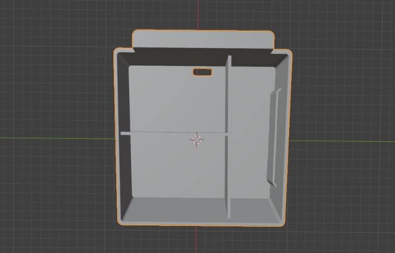 3D модель Ящик с отсеками
