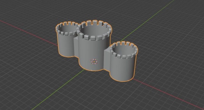 3D модель Подставка для зубных щеток и тюбика зубной пасты