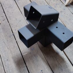 3D модель Коннекторы бруса 100х100 Беседки угловой