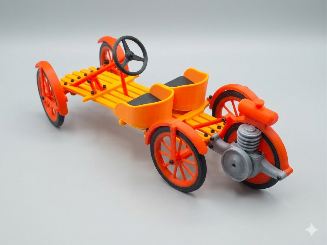 3D модель Автомобиль Smith Flyer 1/10 для 3д печати
