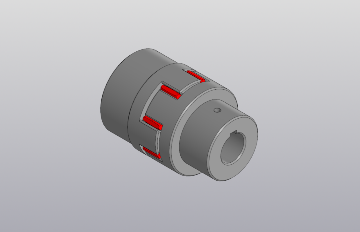 3D модель Муфта кулачковая Rotex 28