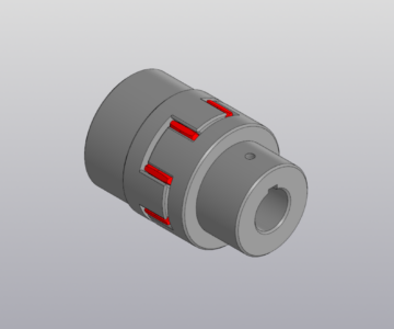 3D модель Муфта кулачковая Rotex 28