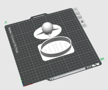 3D модель Ручной пресс для овальных котлет