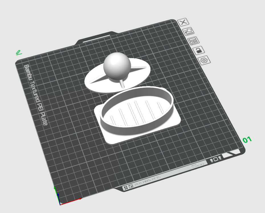 3D модель Ручной пресс для овальных котлет