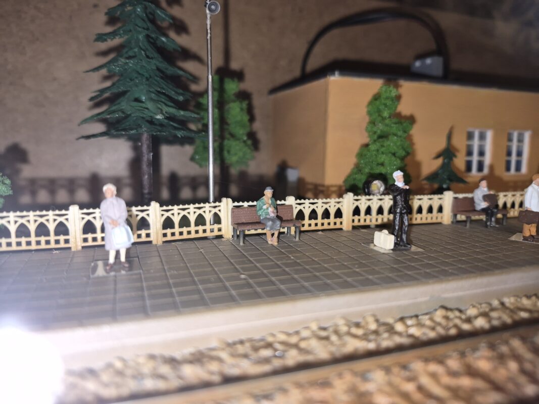 Чертеж Бетонное станционное ограждение в масштабе 1:87