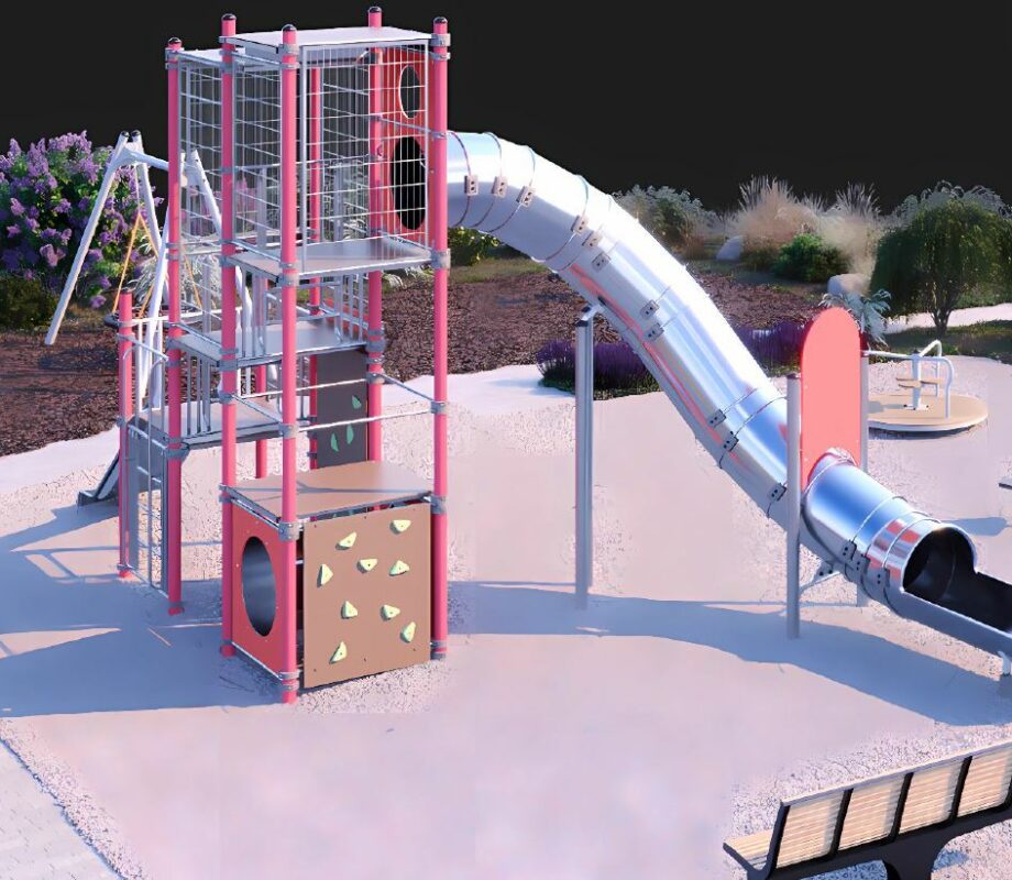 3D модель Детский игровой комплекс 10610х5375х5290.