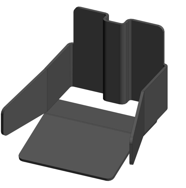 3D модель Откатные ворота на подшипниках