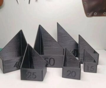 3D модель Набор шаблонов для разметки профильной трубы