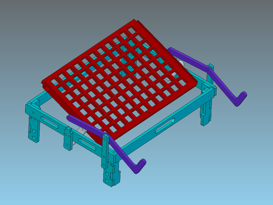 3D модель Поворотный мангал 220x400x520