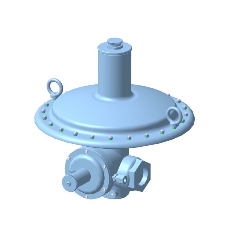 3D модель Регулятор давления газа Dresser Actaris (Itron) RBE 1812