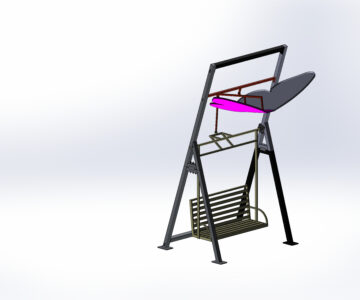 3D модель Качели с бабочкой