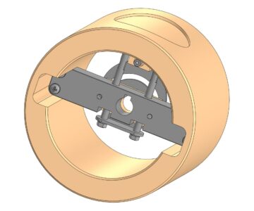 Чертеж Барабан (одинарный "Котлета") ИПКС-123М-1