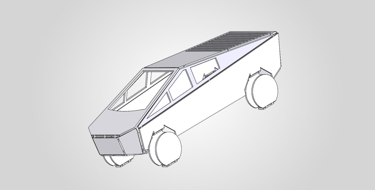3D модель Макет Tesla CyberTruck