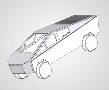 3D модель Макет Tesla CyberTruck