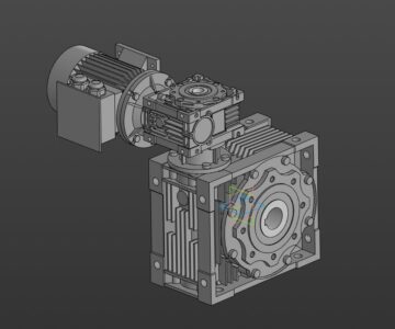 3D модель Мотор-редуктор DRV 40-90