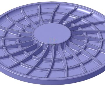 3D модель Фланец навоя 1000