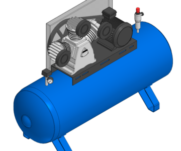 Чертеж Компрессор поршневой Remeza СБ4/Ф-270.LB75