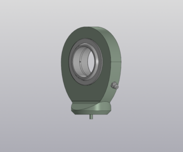 3D модель Проушины гидроцилиндра Тип SK20ES, SK25ES, SK30ES, SK35ES и SK40ES.