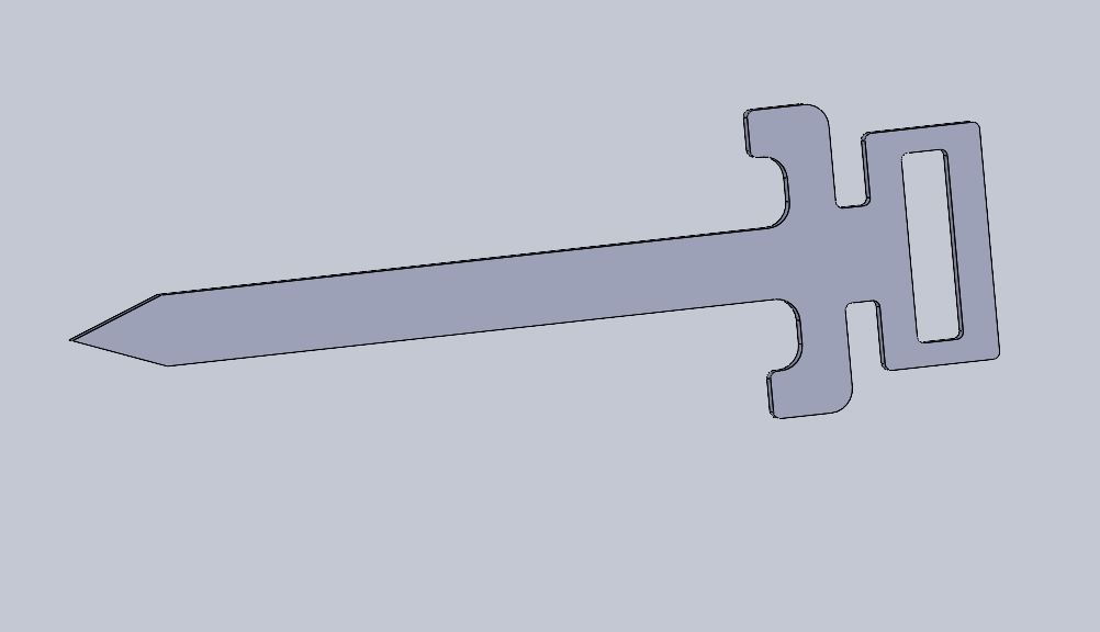 3D модель Колышек для палатки