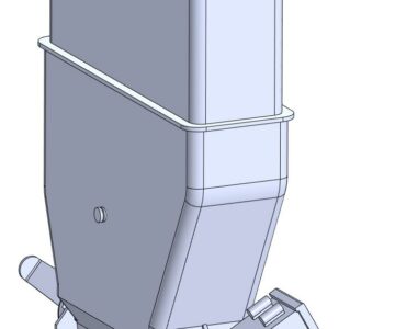 3D модель Узкий контейнер для кофе машины Jofemar G23