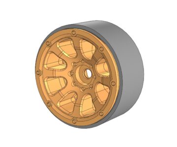3D модель Диск с бедлоком для Р\У машин в масштабе 1:10