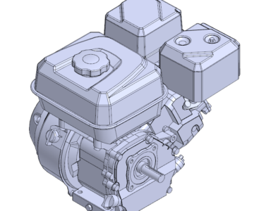 3D модель Двигатель бензиновый Lifan KP230