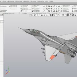 3D модель МИГ-29. Сборная модель.