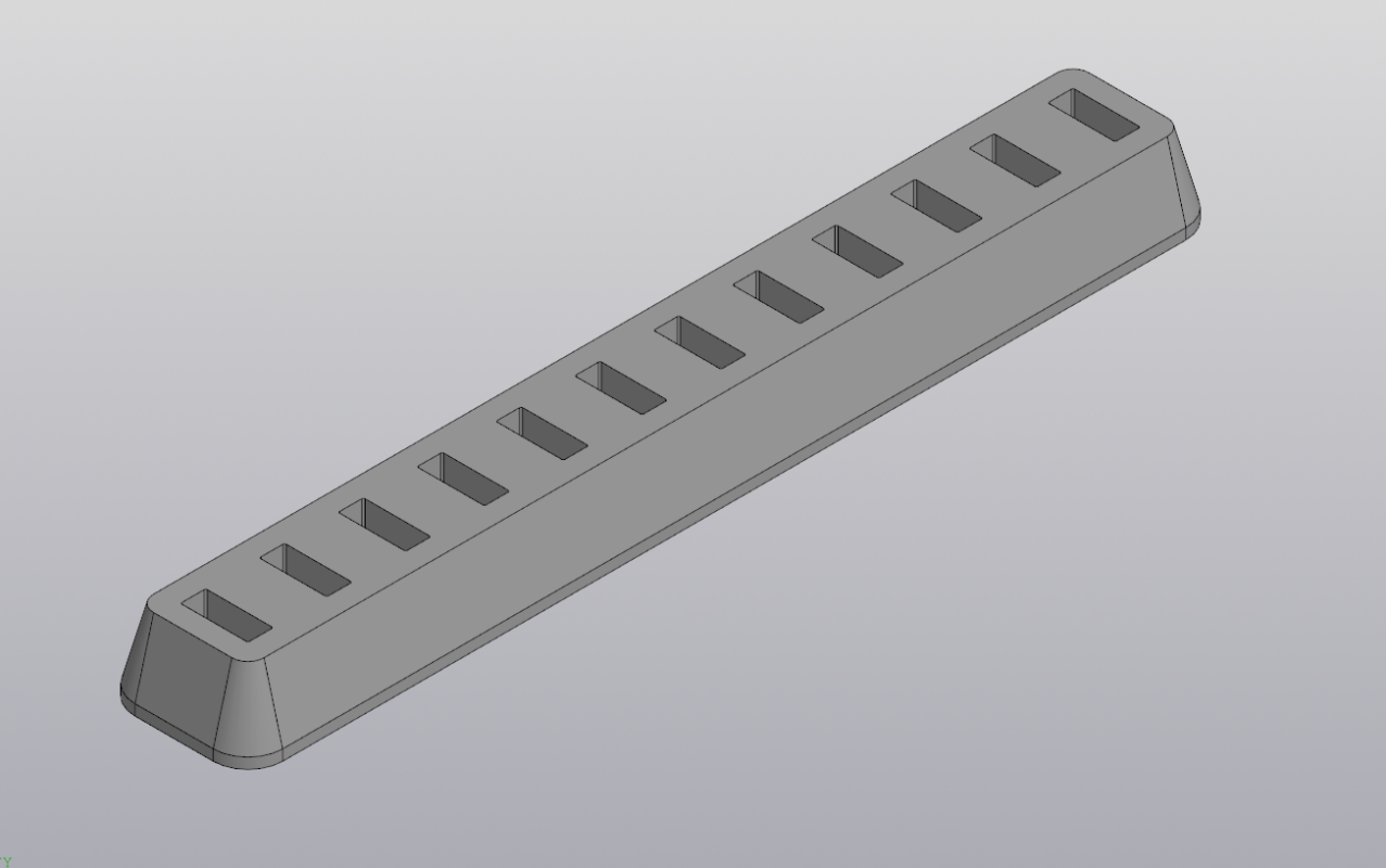 3D модель Органайзер для Usb флешек Holder [1] до [12] штук